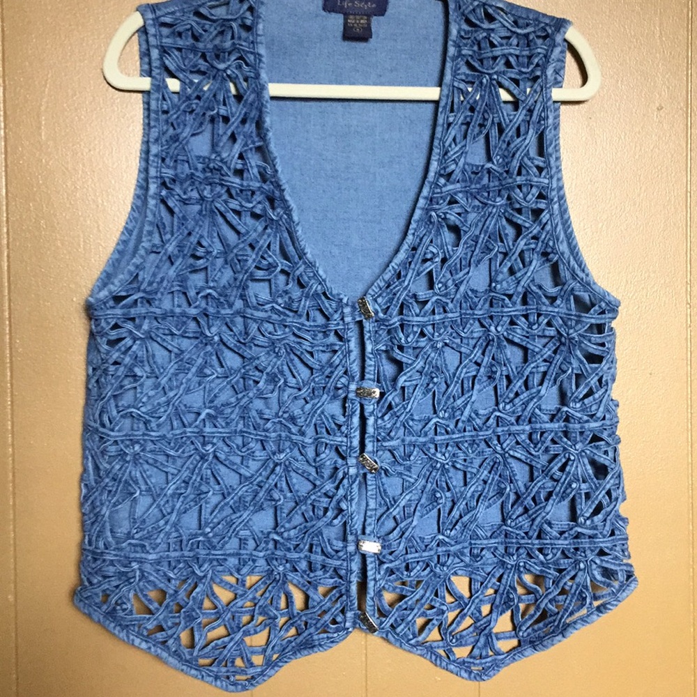 Denim vest